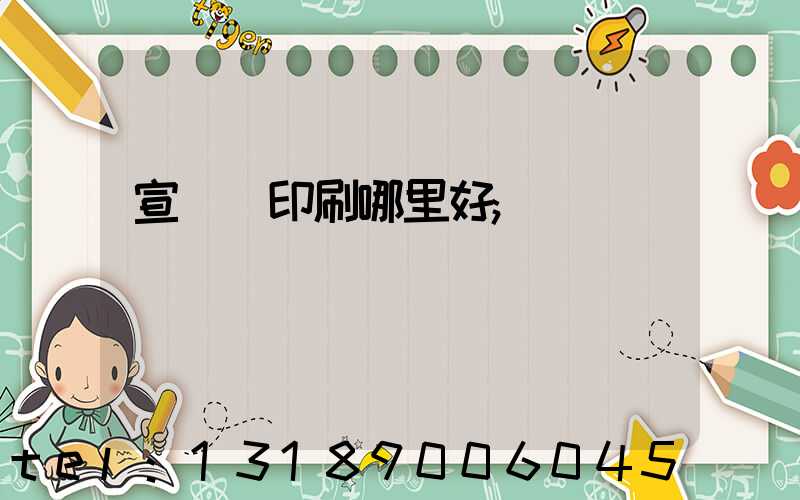 宣傳冊印刷哪里好