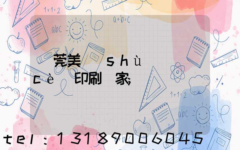 東莞美術(shù)畫冊(cè)印刷廠家