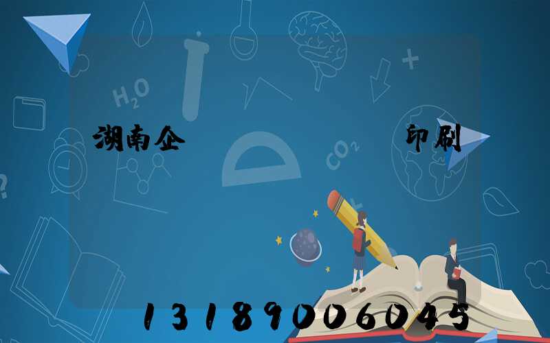 湖南企業(yè)畫冊印刷設(shè)計