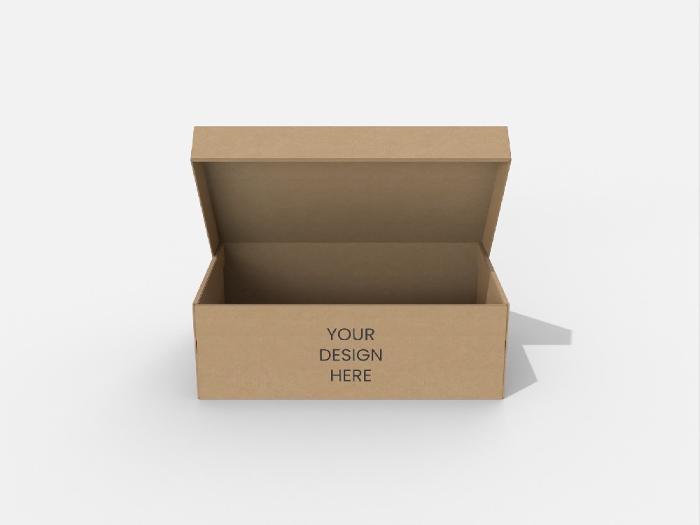 收納盒-翻蓋鞋盒設計結(jié)構(gòu)圖