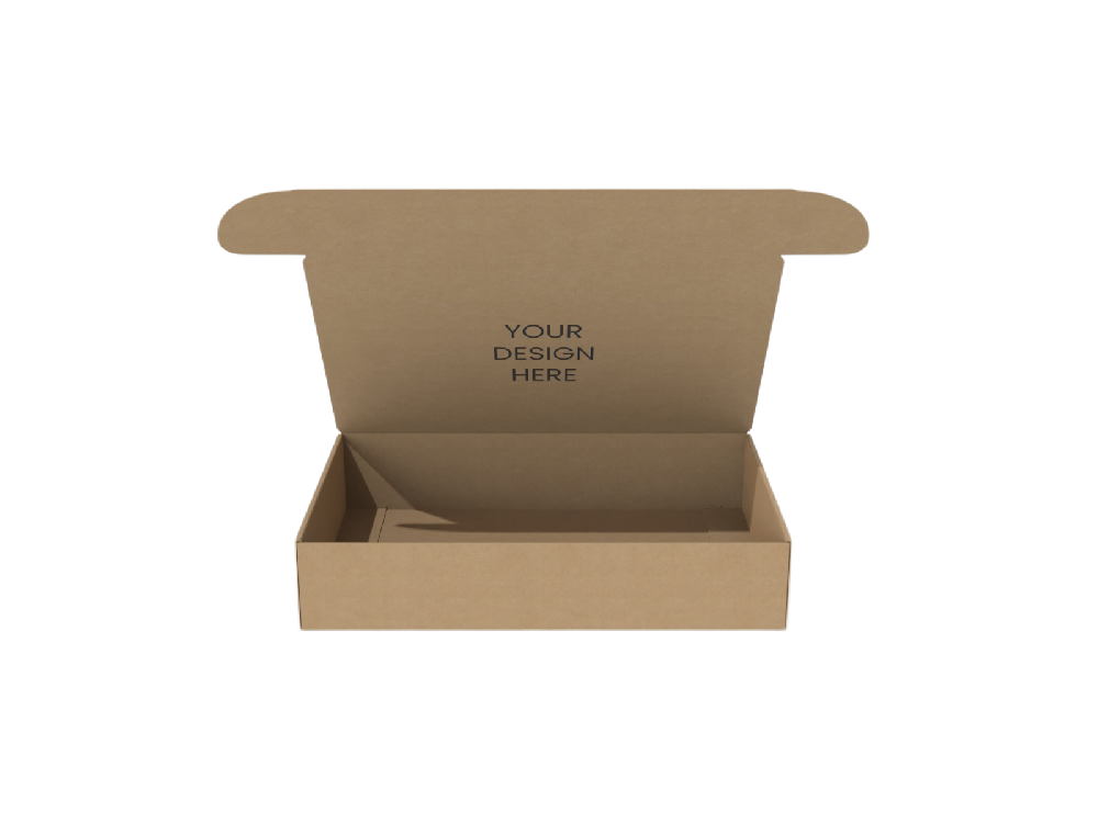 藥品包裝盒定制需求分析-無側(cè)翼無痕底飛機盒型設計結(jié)構(gòu)圖