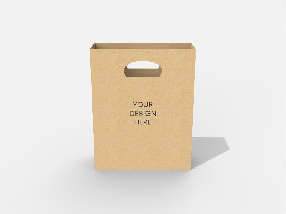 紙袋廠家- 弧形孔手提袋設(shè)計結(jié)構(gòu)圖